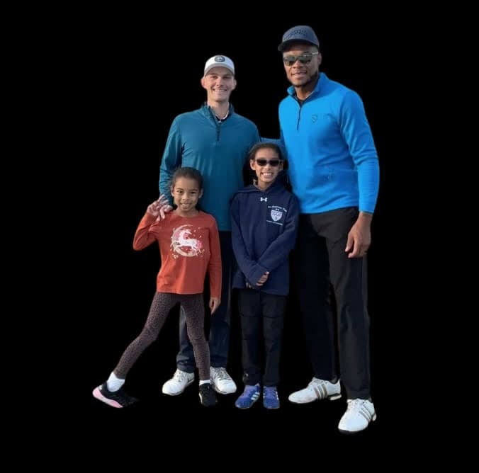 Family golf lesson with James Kasza
