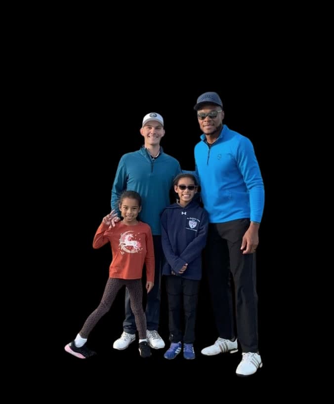 Family golf lesson with James Kasza