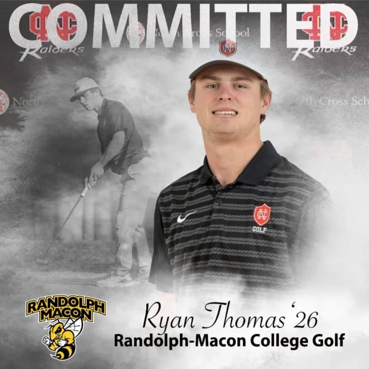 Ryan Thomas — Committed to Randolph-Macon — Golf
